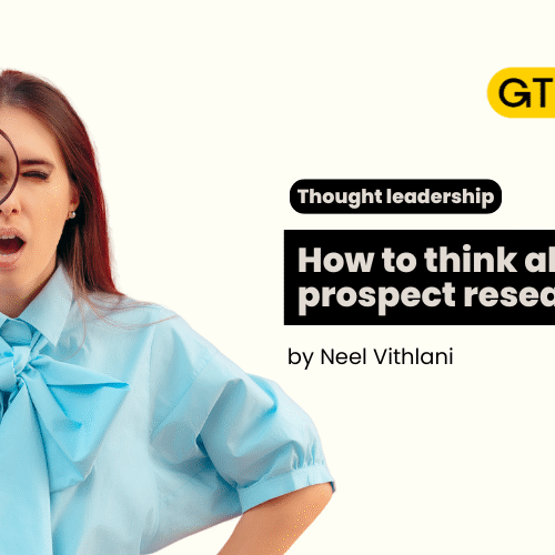 How to think about prospect research