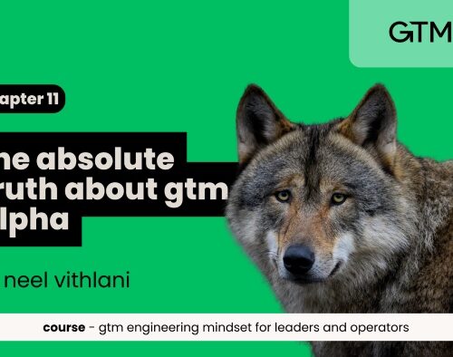 The absolute truth about GTM alpha